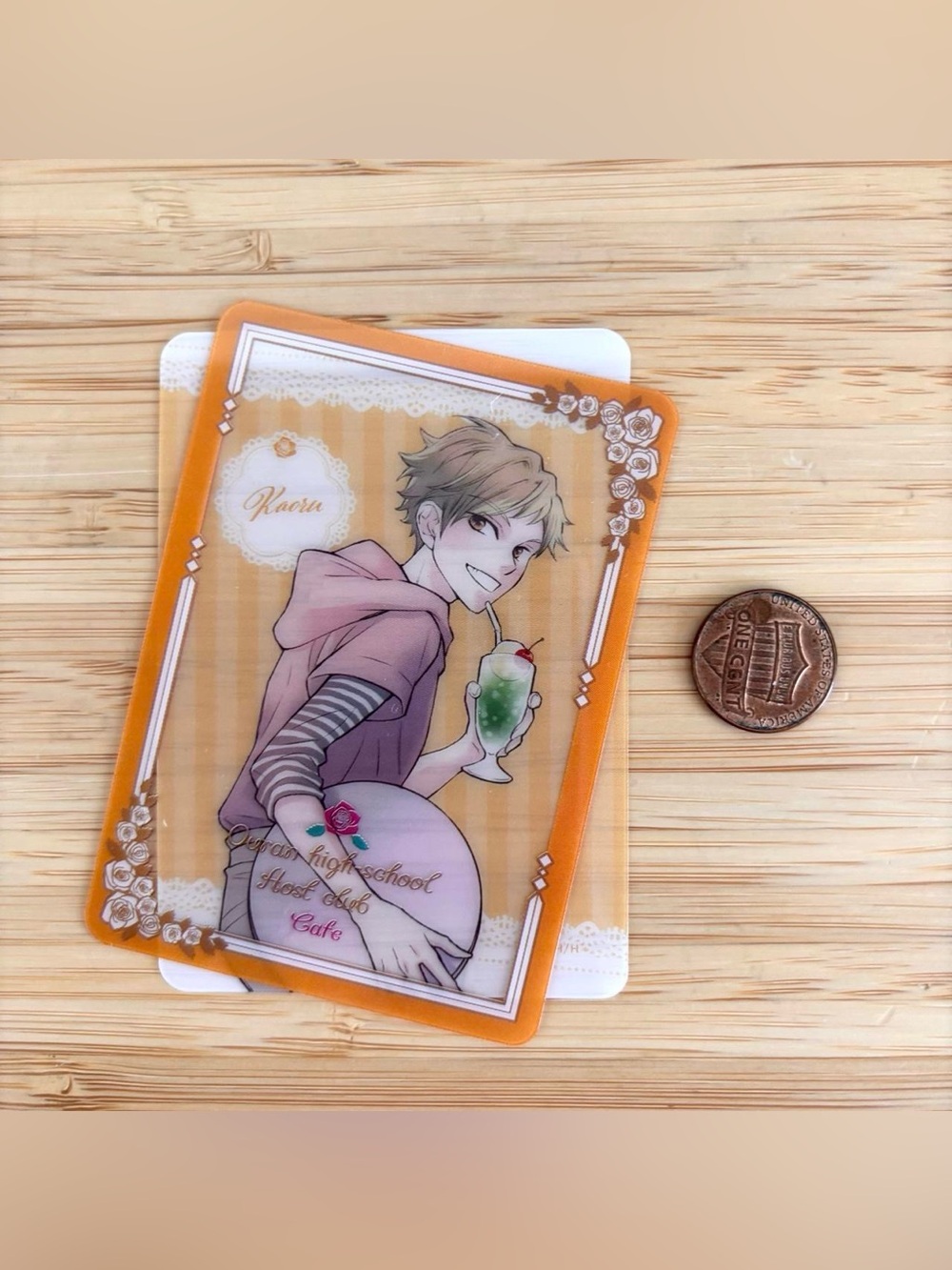 Rare EXCLUSIVE Ouran high school host club card and frame